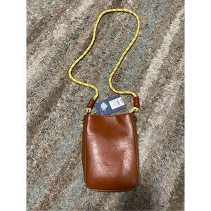 Universal Thread Brown Faux Leather Crossbody Purse NWT